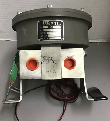 Unsealed Itt Barton 764 Differential Pressure Transmitter 260-65in-H20 (m13) Foto 1 de 4
