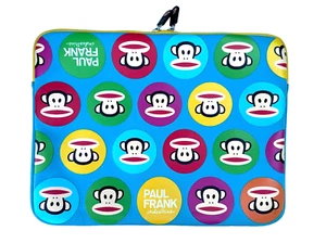Paul Frank Monkey Limited Edition 15" MacBook Pro Zip Case Sleeve Blue - Photo 1/10