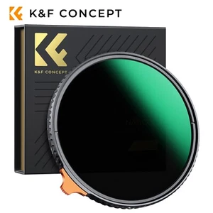 K&F Concept Putter Variable ND2-ND400 Filter ND Filter Adjustable fr Camera Lens - Picture 1 of 37