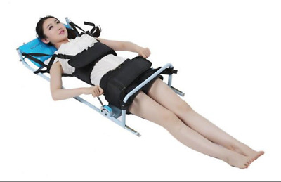 Cervical Spine Lumbar Traction Bed Therapy Massage Body Stretching Device E • 180$