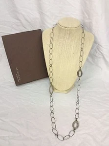 Beautiful Silpada sterling 925 Hammered  Links N1506!necklace - Picture 1 of 3