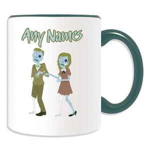 Personalisiertes Geschenk Zombie Paar Becher Geldbox Tasse Walking Dead Devil Apokalypse - Bild 1 von 21