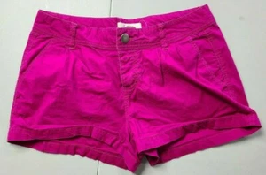 Pantalones cortos de verano Forever 21 para mujer talla 28" cintura - 2" entrepierna elástica fucsia/rosa - Imagen 1 de 3