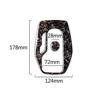 For Chevrolet Camaro 2017-2019 Genuine Carbon Fiber Gear Shift Lever Panel Trim - Picture 1 of 33