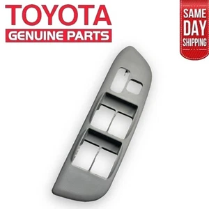 OEM 01 - 05 TOYOTA RAV4 DRIVER DOOR POWER WINDOW LOCK SWITCH BEZEL TRIM GRAY NEW - Picture 1 of 5