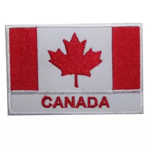 Canada Country Flag Patch Iron On Patch Sew On Badge Embroidered Patch - Foto 1 di 1