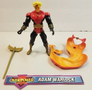 ADAM WARLOCK 1996 Toy Biz Marvel Overpower Game Guardians of The Galaxy READ DES - Picture 1 of 23