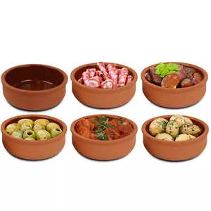 Terracotta 12cm Glazed Tapas Olive Bowls Dishes Cazuelas Spanish Serving Dishes - Picture 1 of 1