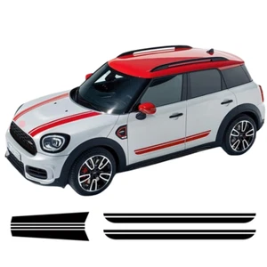 Graphic Car Hood Decal Side Stripe Sticker For Mini Countryman F60 Cooper JCW - Picture 1 of 7