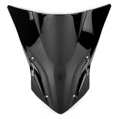 Fit Kawasaki Z900 2017 2018 Black Windproof Windshield Windscreen Deflector Foto 1 de 4