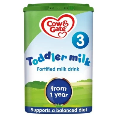 Cow & Gate 3 Baby Toddler Milk Formula 1+ Years 800g - Изображение 1 из 3