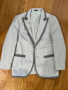 After Six Formals Claire’s Battle Creek Boys Tuxedo Jacket Gray Wedding Dance - Picture 1 of 5