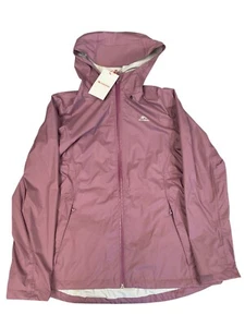 Macpac Mistral Rain Jacket Womens Size 10 Valerian Hooded Lightweight RRP $199 - Picture 1 of 11