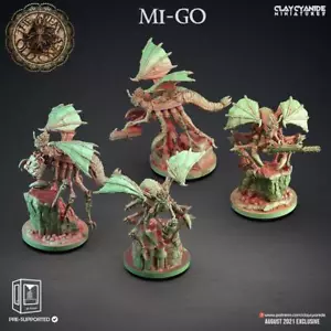 Arcilla impresa en 3D cianuro Mi-go grandes dioses antiguos Ragnarok D&D - Imagen 1 de 7