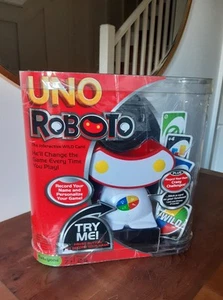 Mattel UNO Roboto Electronic Card Game Talking Robot Multi Player - Box Damage - Picture 1 of 6