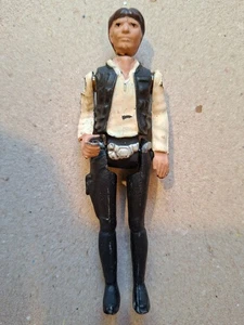 star wars model trem vintage bootleg brazil metal figure obi han solo 70's 80's - Picture 1 of 2