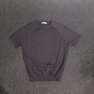 Suitsupply Cotton Silk Sweater Shirt Mens XL Gray Short Sleeve Stretch Preppy - Picture 1 of 12