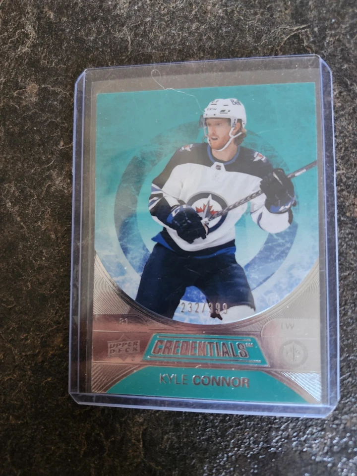 2021-22 Upper Deck Credentials 232/399 Kyle Connor Card# 21 - Image 1 of 2