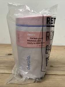 Owala SmoothSip Slider Edelstahl Becher 12oz Süßigkeiten beschichtet neu versiegelter Beutel - Bild 1 von 3