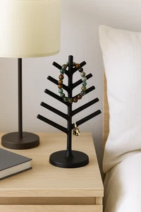 Organizer Porta Gioielli Albero Design Espositore Anelli Bracciali Orecchini Ner - Foto 1 di 4