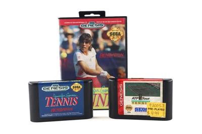 ATP Tour Championship Tennis & Jennifer Capriati Tennis Sega Genesis Lot - Image 1 of 4