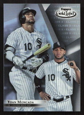 2018 Topps Gold Label Yoan Moncada Class 3 #34 Card - Image 1 of 2