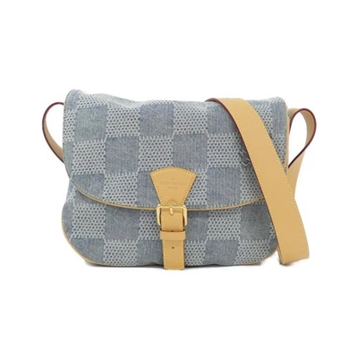 Bolso Mensajero Louis Vuitton Denim Monograma Hombre Azul Talla Única Foto 1 de 4