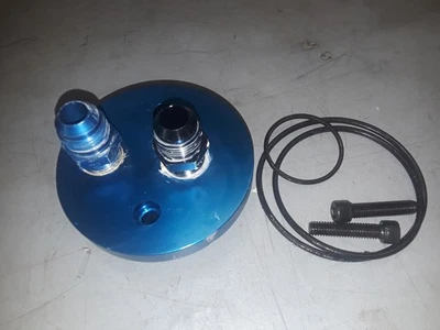 USADO MOROSO #23782 Filtro de óleo de tarugo montagem remota placa de byPass com acessórios 10AN - Imagem 1 de 2