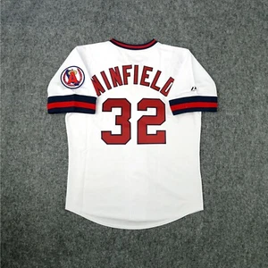 Dave Winfield California Angels Men's Cooperstown Home White Throwback Jersey - Picture 1 of 8