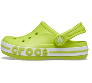 Crocs Unisex Kids Bayaband Clog Lime Punch US KID'S J3 EU 34-35 US Youth Size 3 - Picture 1 of 6