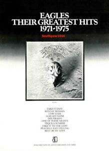 1976 The Eagles "Greatest Hits 71-75" Release Music Industry Promo Reprint Ad