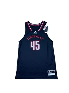 Donovan Mitchell Louisville Cardinals Jersey Size Small Black Swingman #45 NEW - Picture 1 of 3