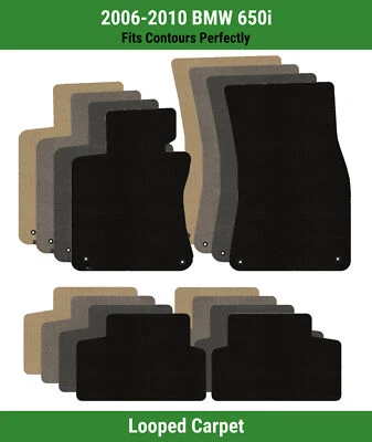 Lloyd Classic Loop Front & Rear Row Carpet Mats for 2006-2010 BMW 650i  - Image 1 of 4