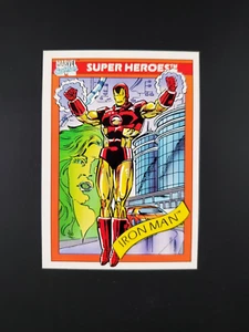 1990 Impel Marvel Universe Iron Man #42 Avengers - Picture 1 of 2