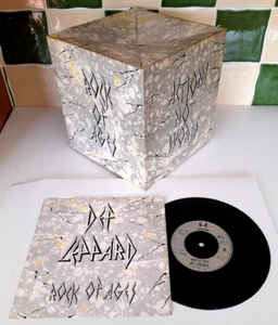 Def Leppard Rock of Ages Rockbox Limited Edition 7" VINYL 45 1983 - Picture 1 of 2