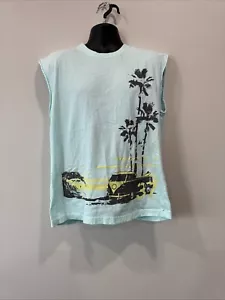 Surfing Volkswagen Men Large Tank Top by D-Lab Doctors Luckys Tee - Picture 1 of 10