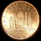 Austria 1937 2 Schilling Old World Silver Coin Ch Bu 2546