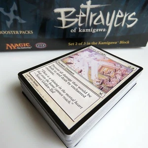 BETRAYERS OF KAMIGAWA ~ SET COMUNE 55 CARTE MtG kami false hope shinobi - Foto 1 di 3