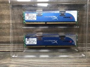 Kingston HyperX 4GB (2x2GB) RAM PC3-12800 DDR3-1600 SDRAM KHX1600C8D3K2/4GX - Picture 1 of 3