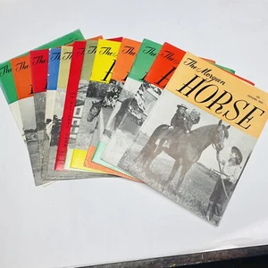 The Morgan Horse Magazine 1953 COMPLETE Year 12 Issues Great Condition Vtg - Picture 1 of 16