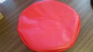 BAR STOOL SEAT 14" COVERS FITS STANDARD BAR SEAT TOPS IN BLACK OR RED (ONE) - Picture 1 of 14