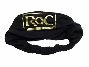 ROC Comestic Diadema Tela Ancha y Elástico Maquillaje Facial Lavado Cabello Corbata Dorado Azul - Imagen 1 de 6