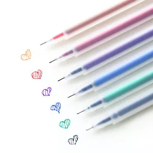 6pcs Novelty Kawaii Frosted Color Ballpoint Pen Kids School Stationery Random - Picture 1 of 9