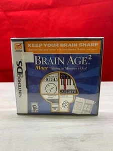 Nintendo DS Brian Age 2 More Training in Minutes ab Day! Video Game - Picture 1 of 2