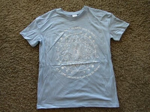 NWT Streetwear Society Baby Blue "Sun/Moon Horoscope" T-Shirt Top Women's L - Picture 1 of 4