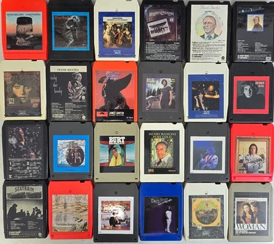Nice Lot of 24 Pop Soft Rock 8-Tracks - Vintage 8 Track Tape Cartridge #64 - Image 1 of 4