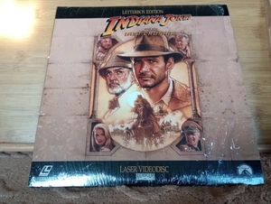 INDIANA JONES AND THE LAST CRUSADE LETTERBOX EDITION LASERDISC 2 DISC SET - Picture 1 of 2