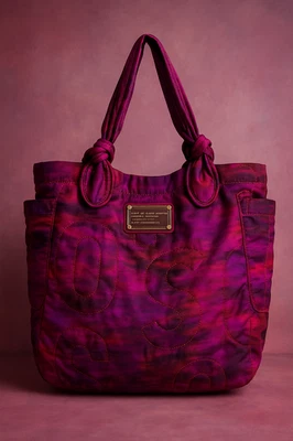 Bolso de Mano Marc by Marc Jacobs Standard Supply Ropa de Trabajo Rosa Púrpura Tie-Dye Nylon Foto 1 de 4