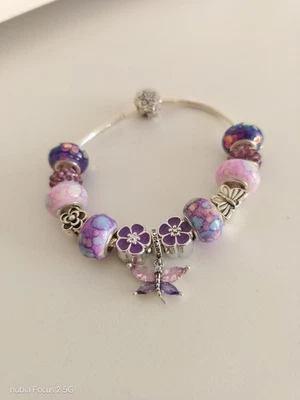 Schönes Armband mit Charms. Aus Sterling Silber 925 - Bild 1 von 3