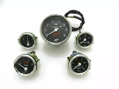 Nuevo velocímetro con juego de medidor de temperatura mecánico adecuado para Willys Jeep @24 Foto 1 de 4